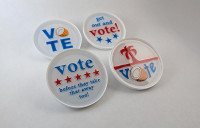 2024 election vote coaster set of 4